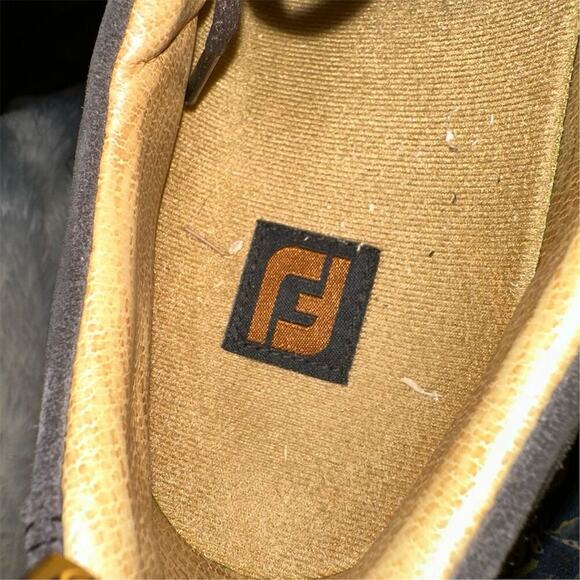 FootJoy Men's Size 11 Gray Suede Spikeless Golf Sneakers Lace Up - Picture 8 of 10